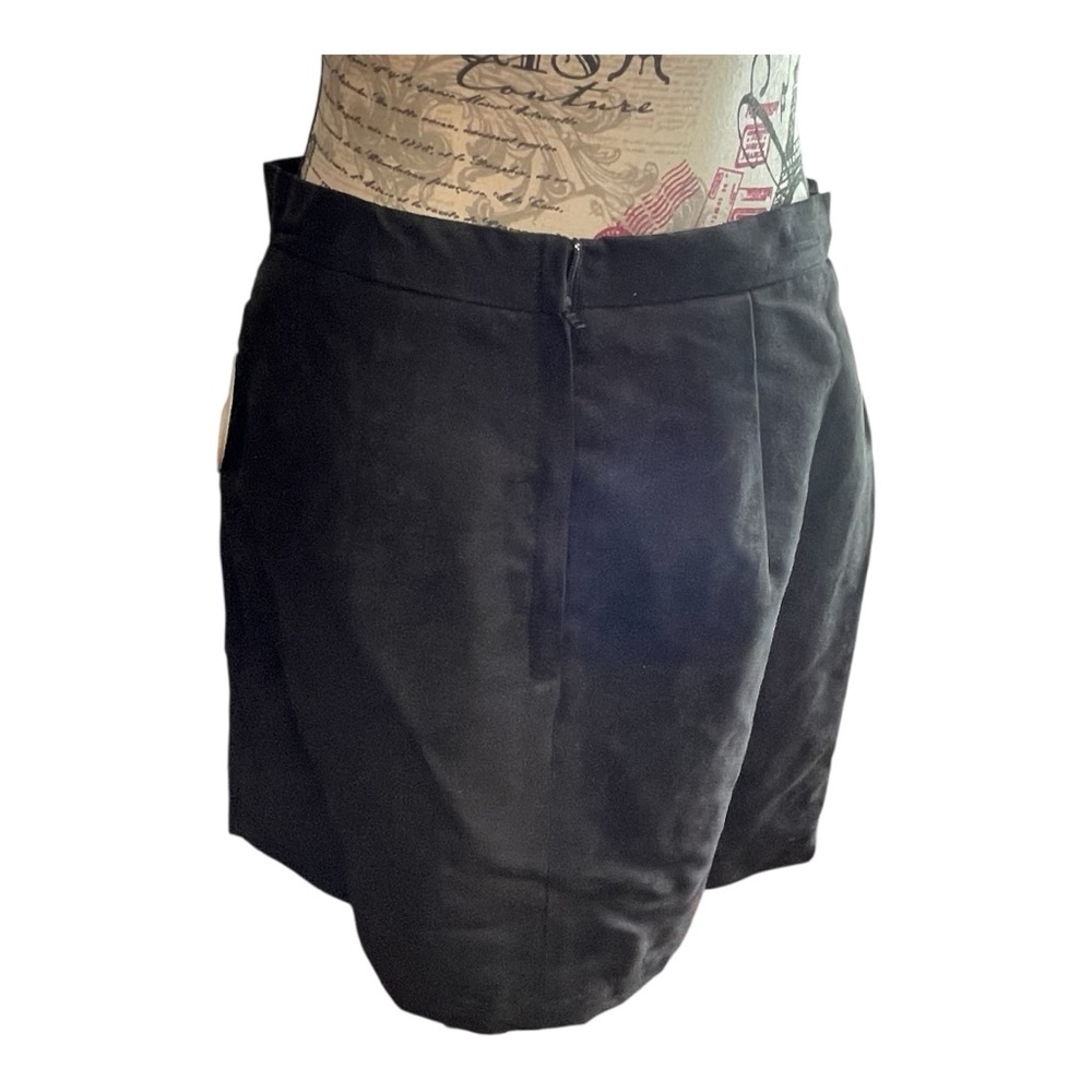 Love By Design Black Pencil Skirt with Gold Buttons - Picture 3 of 4